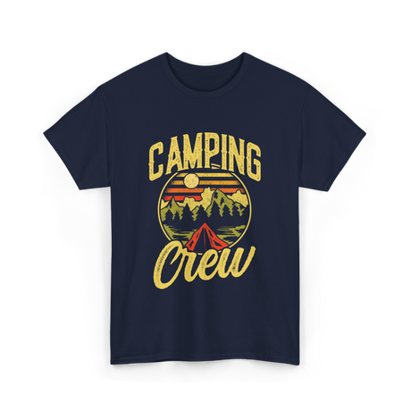 Camping Crew Campsite Camper T-Shirt - Navy