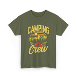 Camping Crew Campsite Camper T-Shirt - Military Green