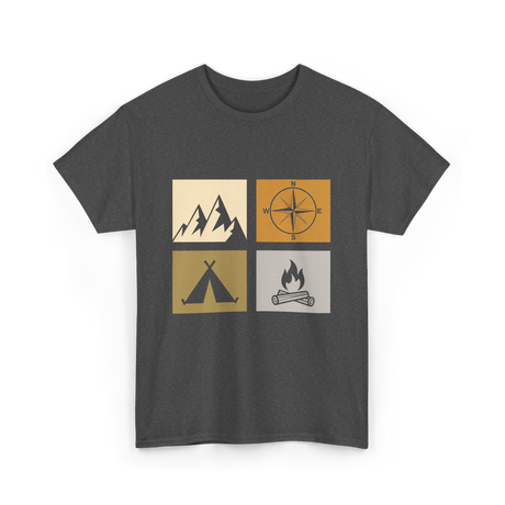 Camping T-Shirt - Dark Heather