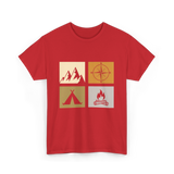 Camping T-Shirt - Red