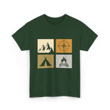 Camping T-Shirt - Forest Green