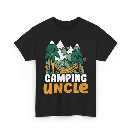 Camping Uncle Camper T-Shirt - Black