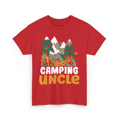 Camping Uncle Camper T-Shirt - Red