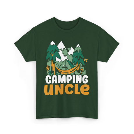 Camping Uncle Camper T-Shirt - Forest Green