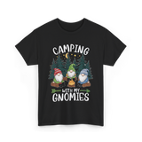 Camping With My Gnomies Gnomes T-Shirt - Black