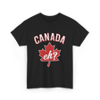 Canada Eh Canada Maple Leaf T-Shirt - Black