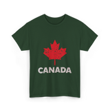 Canada Maple Leaf Canada T-Shirt - Forest Green