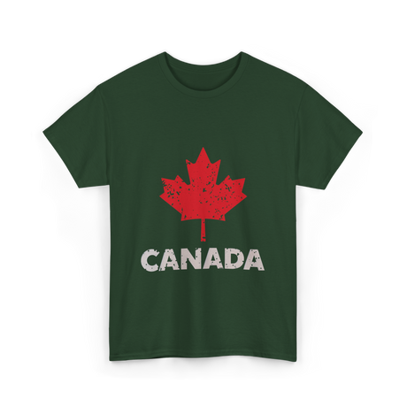 Canada Maple Leaf Canada T-Shirt - Forest Green