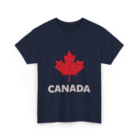 Canada Maple Leaf Canada T-Shirt - Navy