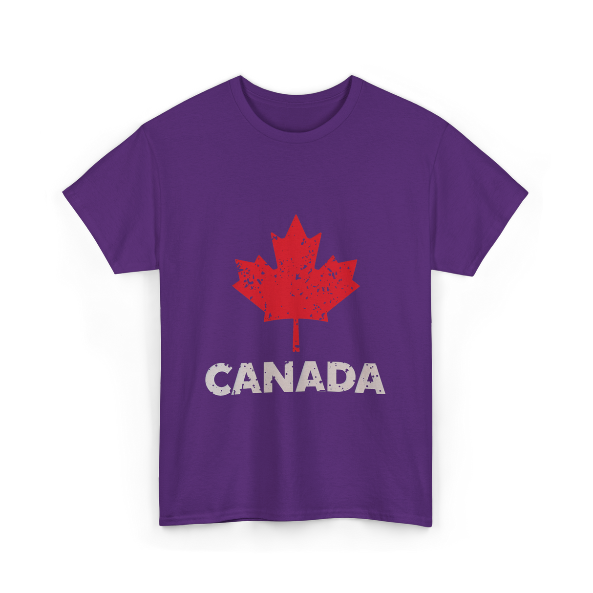 Canada Maple Leaf Canada T-Shirt - Purple