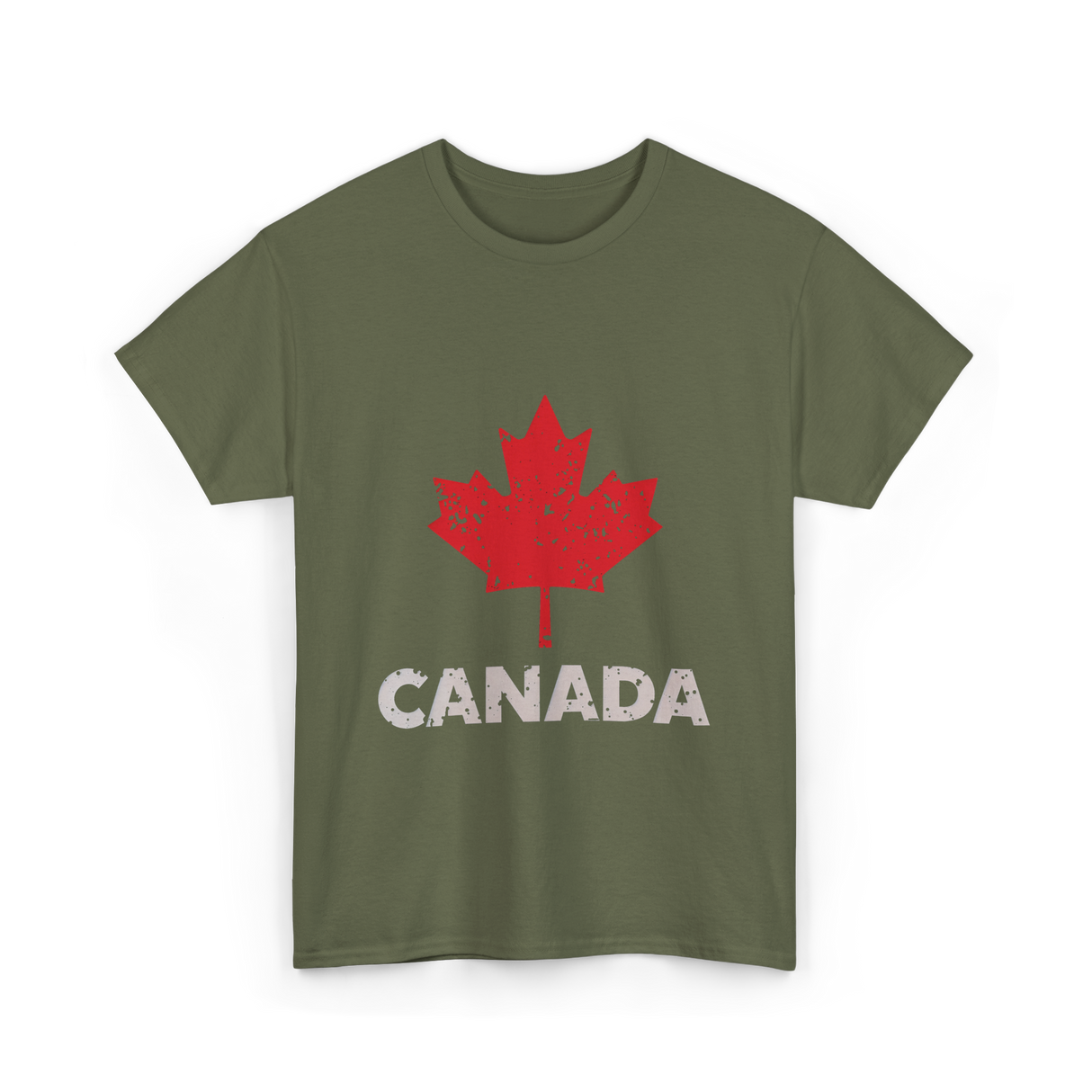 Canada Maple Leaf Canada T-Shirt - Military Green