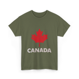 Canada Maple Leaf Canada T-Shirt - Military Green