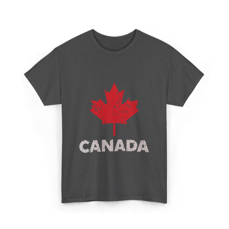 Canada Maple Leaf Canada T-Shirt - Dark Heather