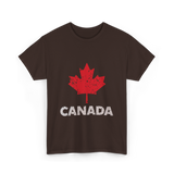 Canada Maple Leaf Canada T-Shirt - Dark Chocolate