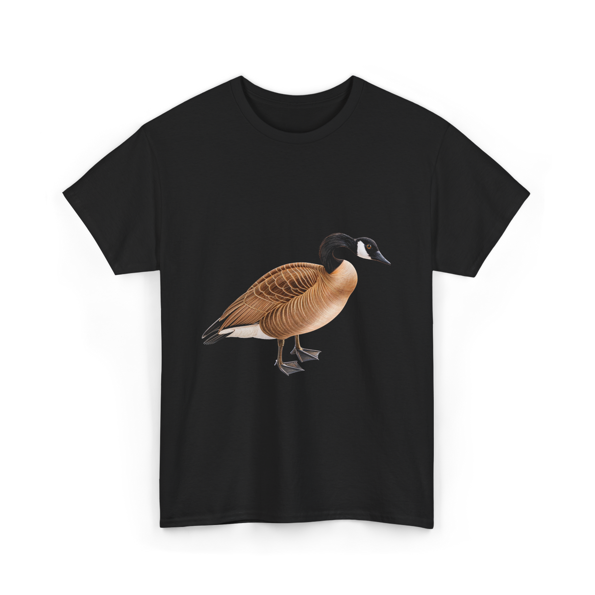 Canadian Goose Bird Wildlife T-Shirt - Black