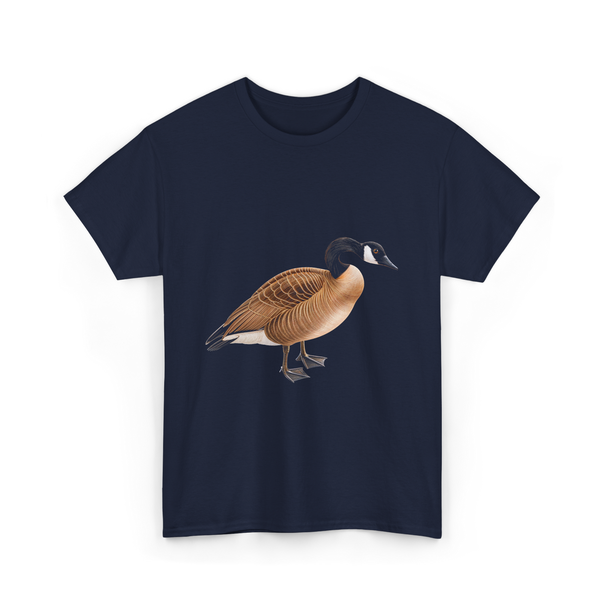 Canadian Goose Bird Wildlife T-Shirt - Navy