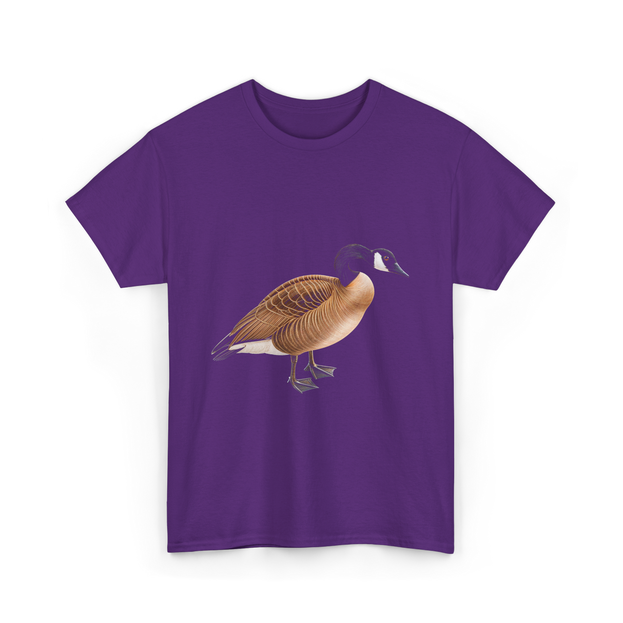 Canadian Goose Bird Wildlife T-Shirt - Purple