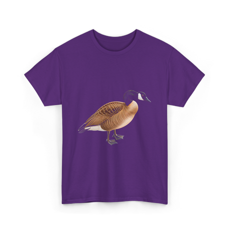 Canadian Goose Bird Wildlife T-Shirt - Purple