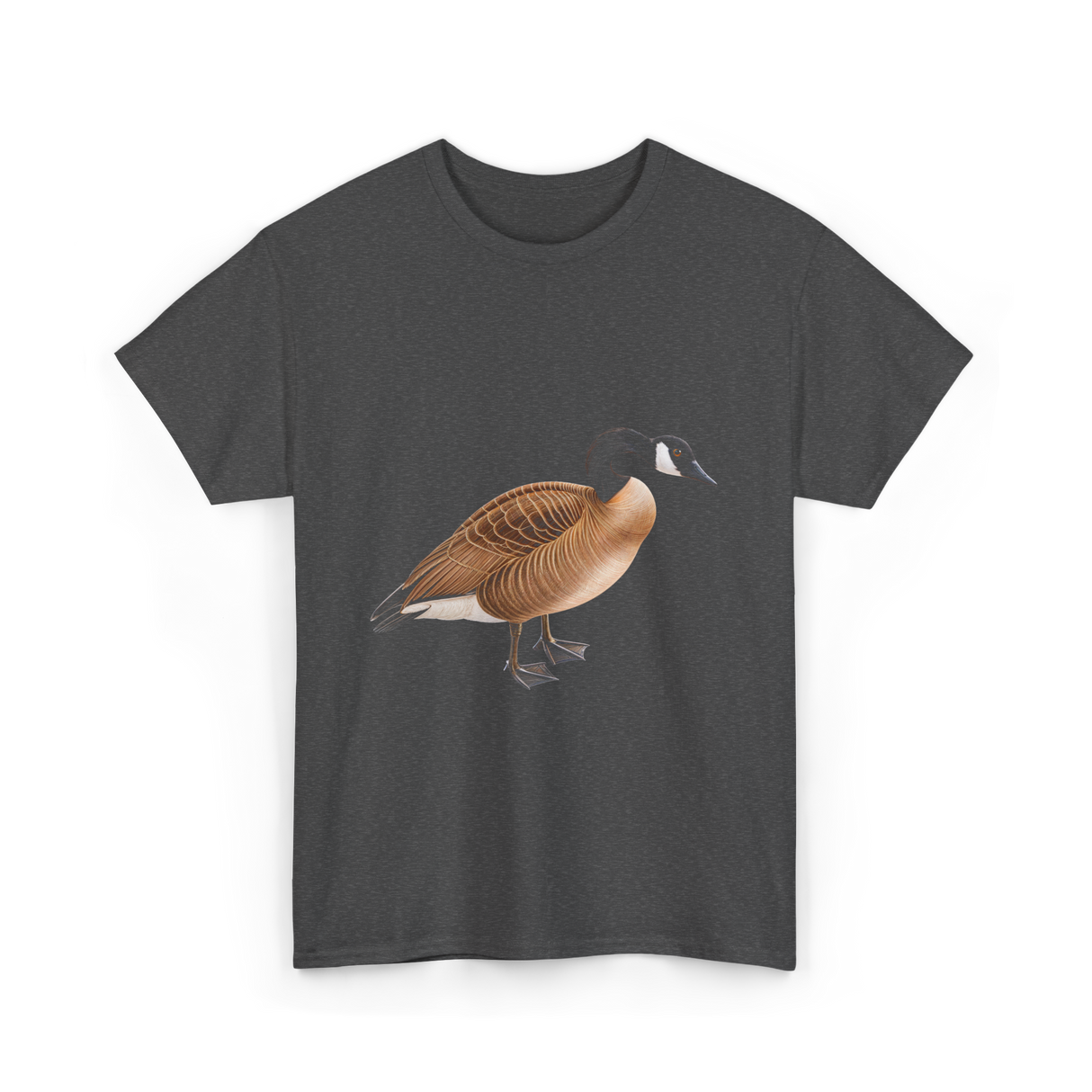 Canadian Goose Bird Wildlife T-Shirt - Dark Heather