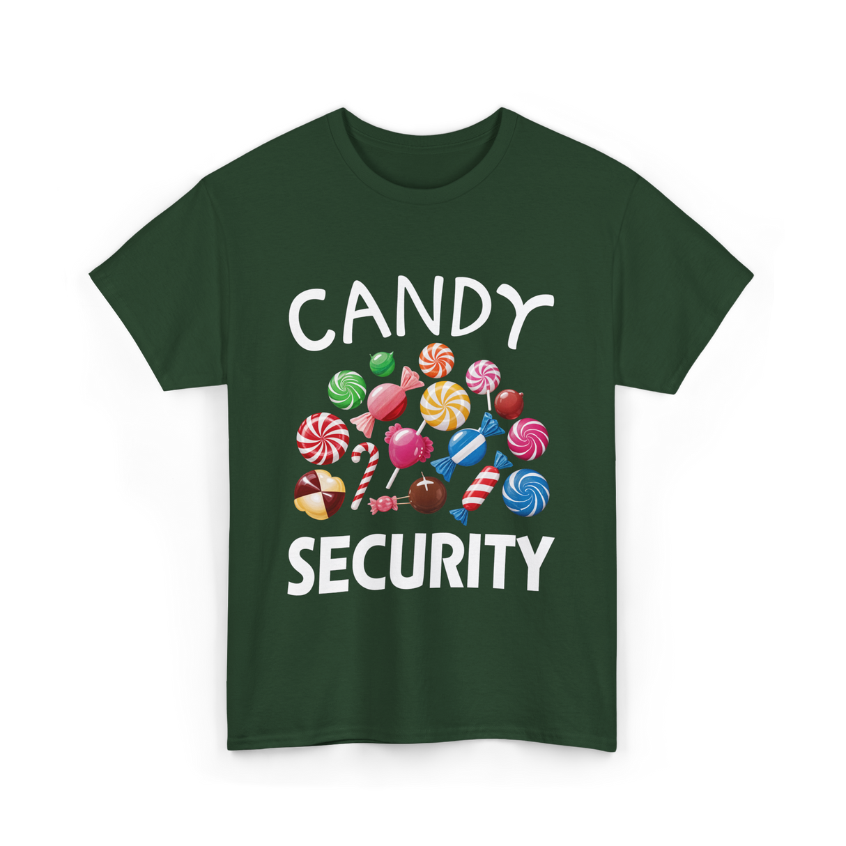 Candy Security Candy Lovers T-Shirt - Forest Green