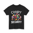 Candy Security Halloween Costume T-Shirt - Black