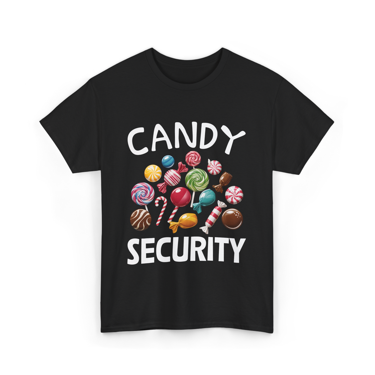 Candy Security Halloween Costume T-Shirt - Black