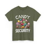 Candy Security Halloween Costume T-Shirt - Military Green