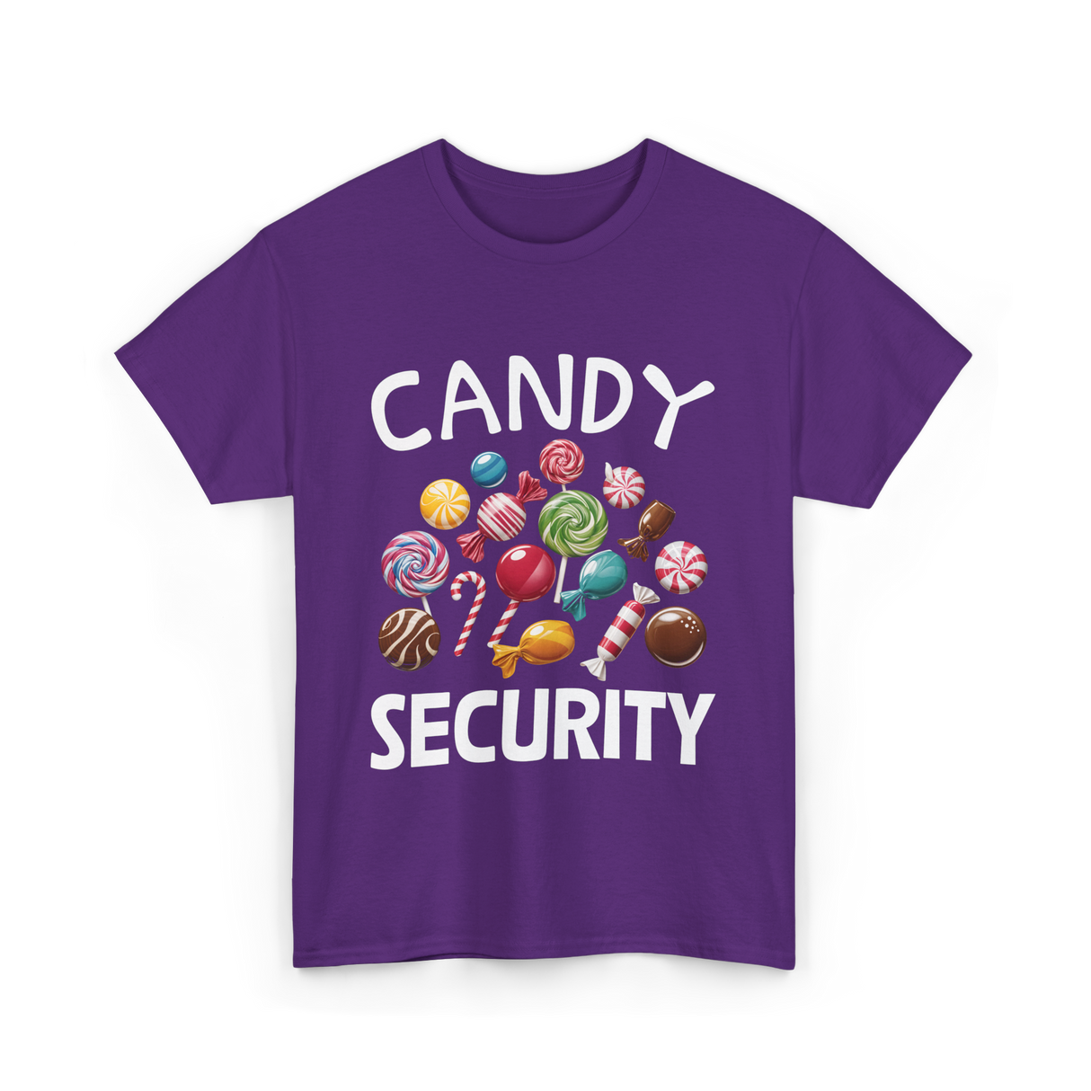 Candy Security Halloween Costume T-Shirt - Purple