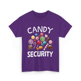 Candy Security Halloween Costume T-Shirt - Purple