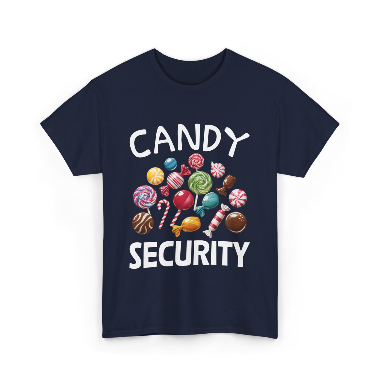 Candy Security Halloween Costume T-Shirt - Navy