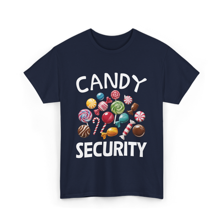 Candy Security Halloween Costume T-Shirt - Navy