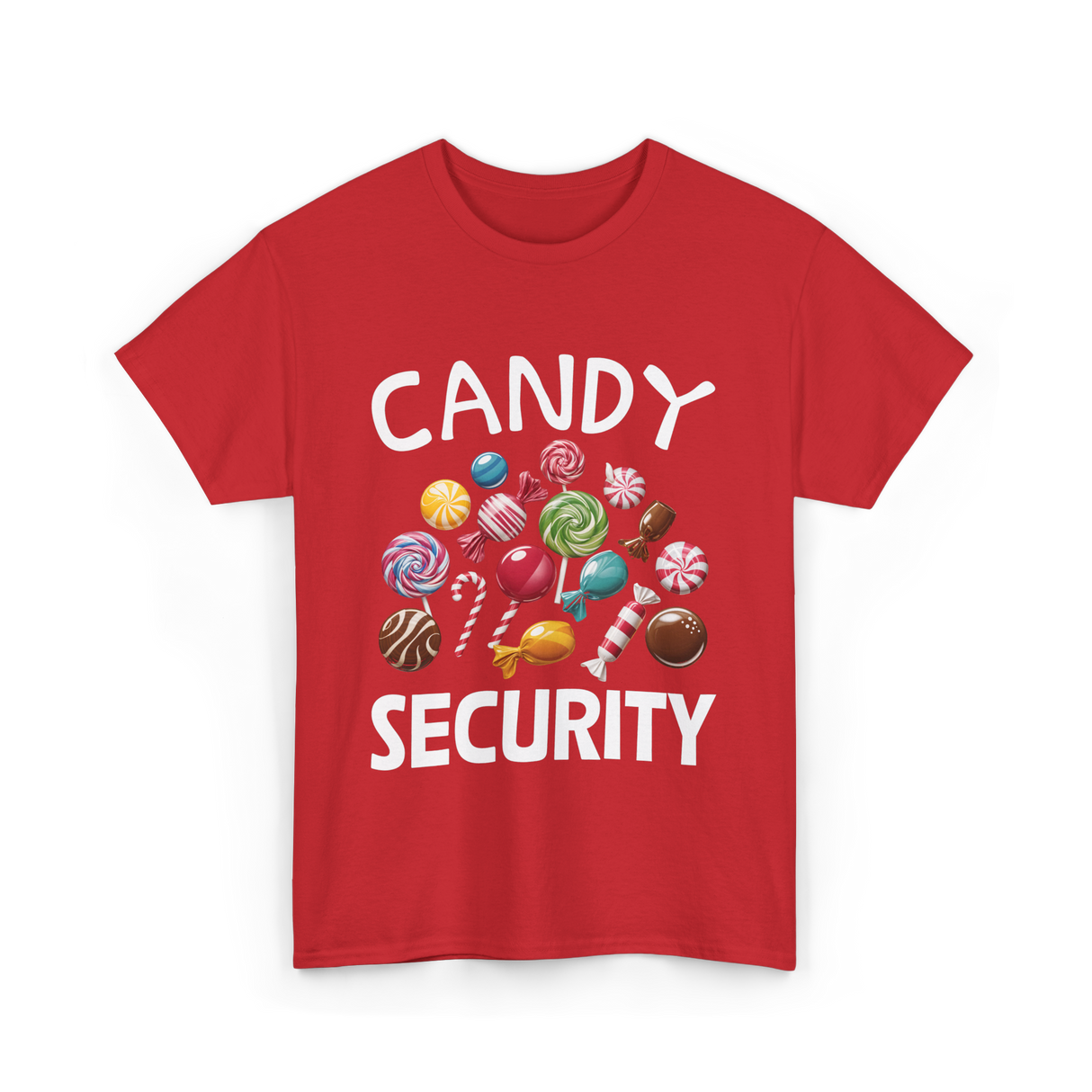 Candy Security Halloween Costume T-Shirt - Red