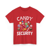 Candy Security Halloween Costume T-Shirt - Red