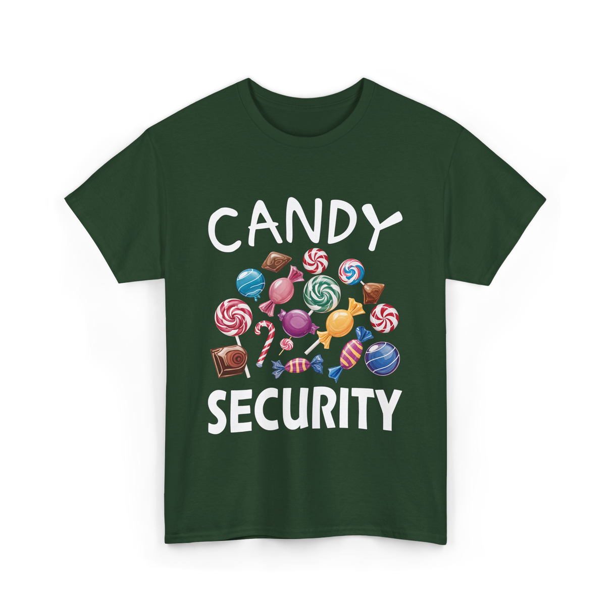 Candy Security Sweet Treats T-Shirt - Forest Green