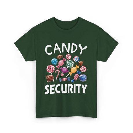 Candy Security Sweet Treats T-Shirt - Forest Green