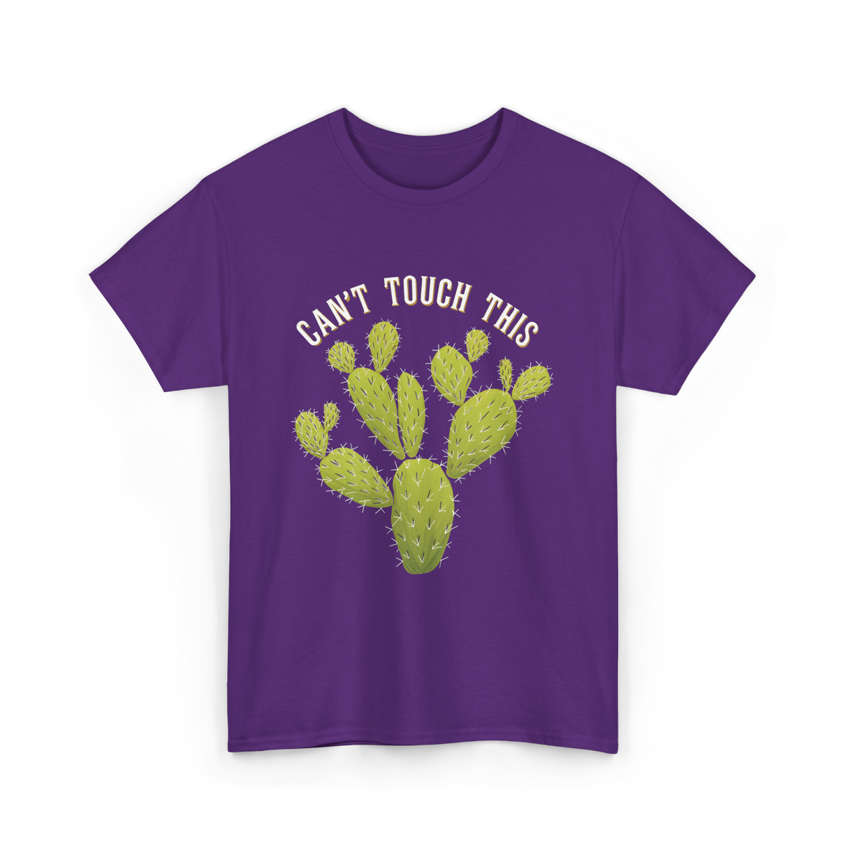 Can't Touch This Cactus T-Shirt - Purple