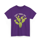 Can't Touch This Cactus T-Shirt - Purple