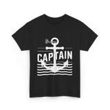 Captain Anchor Nautical Sea T-Shirt - Black