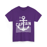 Captain Anchor Nautical Sea T-Shirt - Purple