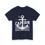 Captain Anchor Nautical Sea T-Shirt - Navy