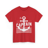 Captain Anchor Nautical Sea T-Shirt - Red