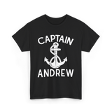 Captain Andrew Boating Captain T-Shirt - Black