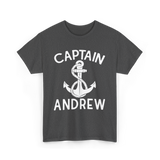 Captain Andrew Boating Captain T-Shirt - Dark Heather