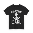 Captain Carl Boating Captain T-Shirt - Black