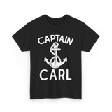 Captain Carl Boating Captain T-Shirt - Black