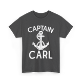 Captain Carl Boating Captain T-Shirt - Dark Heather