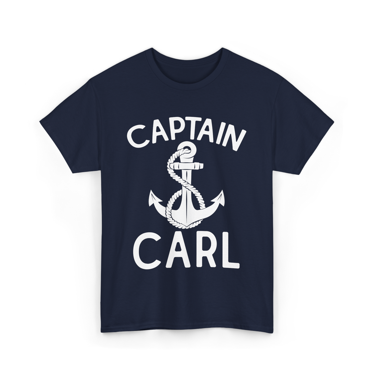 Captain Carl Boating Captain T-Shirt - Navy