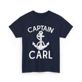 Captain Carl Boating Captain T-Shirt - Navy