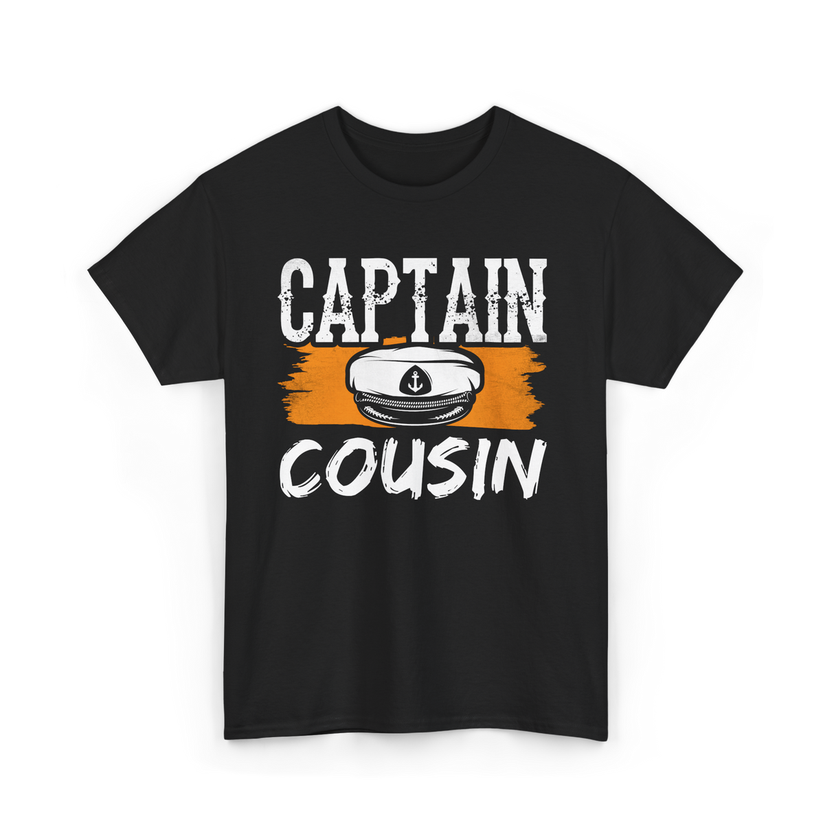 Captain Cousin Yacht Crew T-Shirt - Black