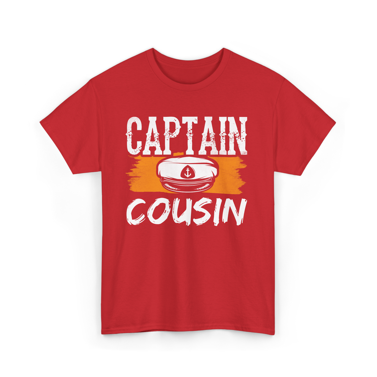 Captain Cousin Yacht Crew T-Shirt - Red